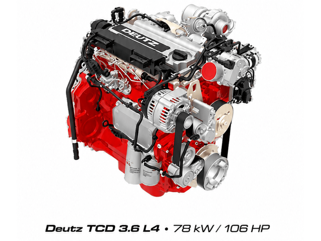 Deutz TCD 3.6 L4 moottori, 78kW